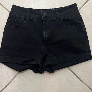 *Forever 21* black denim shorts